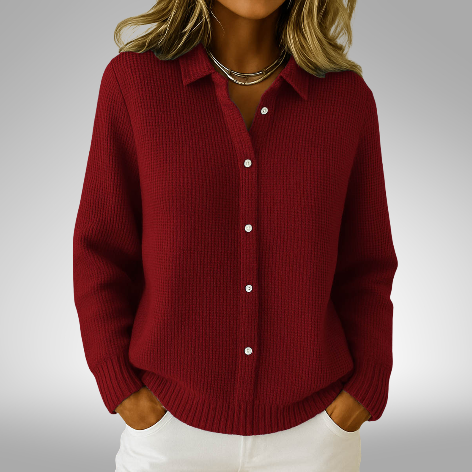 Annika | Viihtyisä ja tyylikäs neuletakki