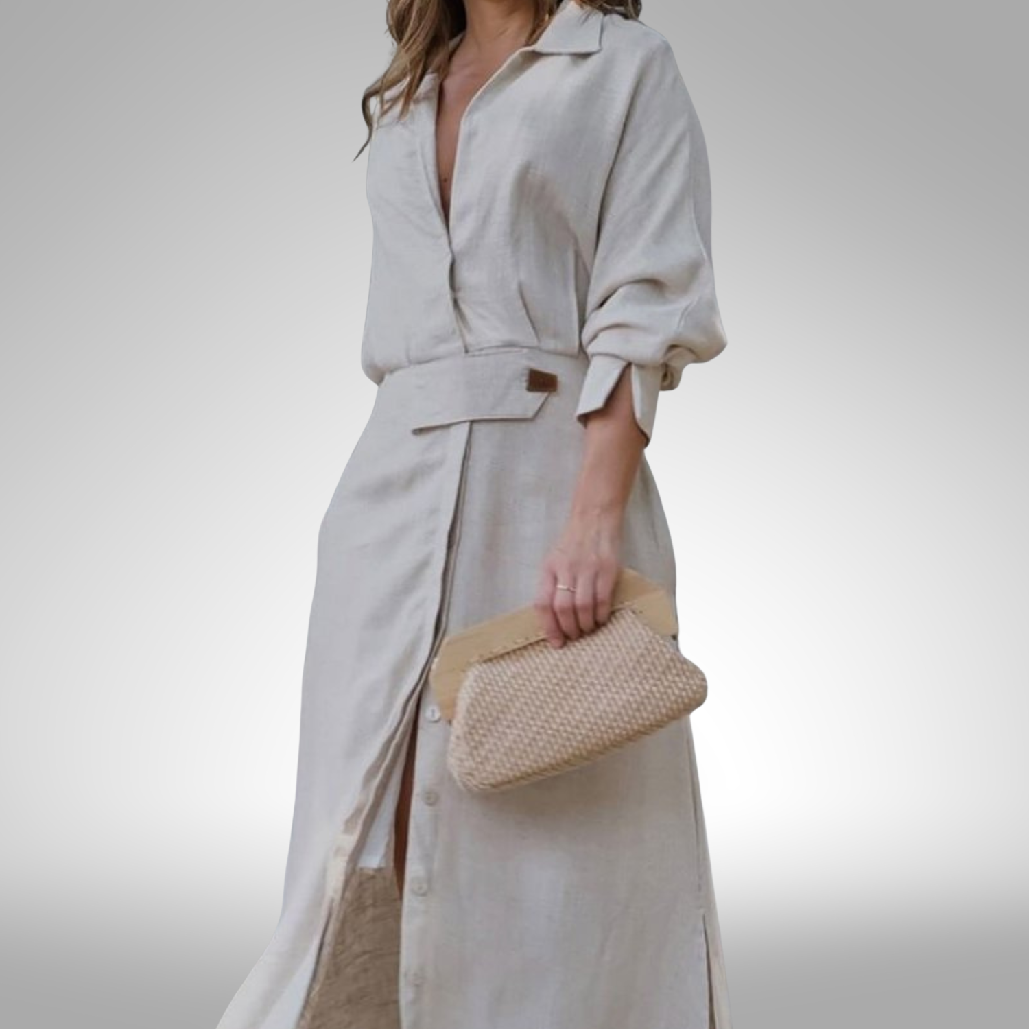 Valéria | Maxi-mekko V-pääntiellä